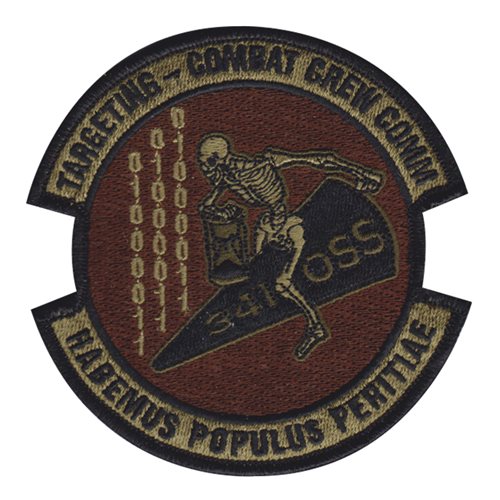 341 OSS Targeting Combat Crew Comm OCP Patch