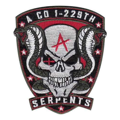 A Co 1 229 Arb Serpents Patch Alpha Company 1 229th Attack Reconnaissance Battalion