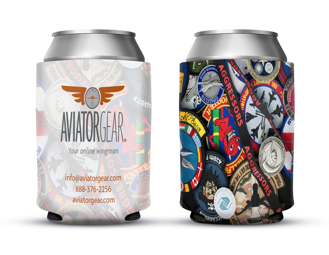 Design Your Own Koozie Can Cooler Aviator Gear Thumbnail