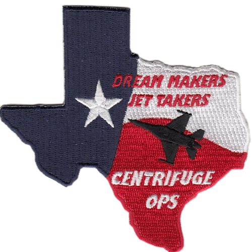 Centrifuge Ops Brooks AFB, TX U.S. Air Force Custom Patches