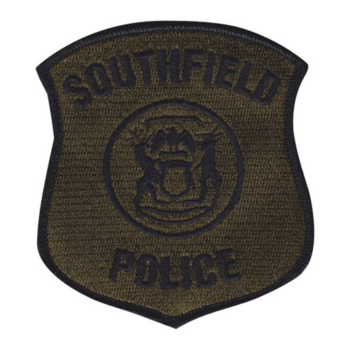 Southfield Police Department Law Enforcement Patches Custom Patches