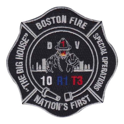 Boston Fire Department Fire EMT Rescue Patches Custom Patches