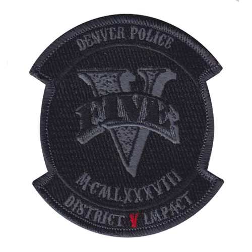 Denver Police Dept Law Enforcement Patches Custom Patches