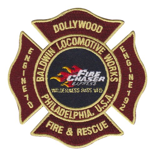 Dollywood Fire and Rescue Fire EMT Rescue Patches Custom Patches