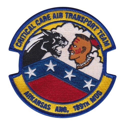 189 MDG ANG Arkansas Air National Guard U.S. Air Force Custom Patches