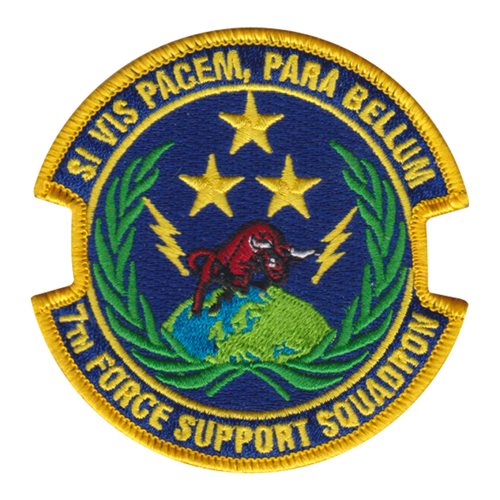 7 FSS Custom Patches | 7th Force Support Squadron Patch