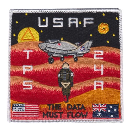 TPS Class 24A USAF Test Pilot School Classes Edwards AFB, CA U.S. Air Force Custom Patches