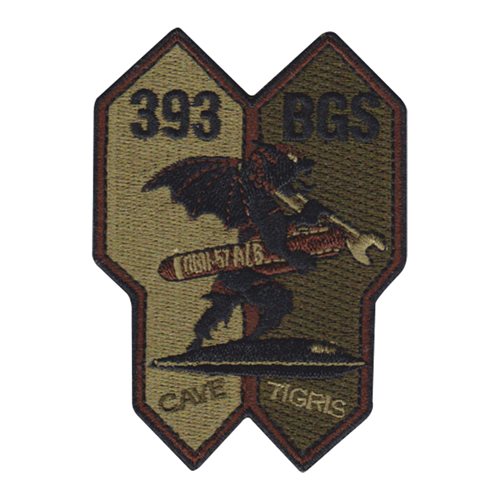 393 BGS Whiteman AFB U.S. Air Force Custom Patches