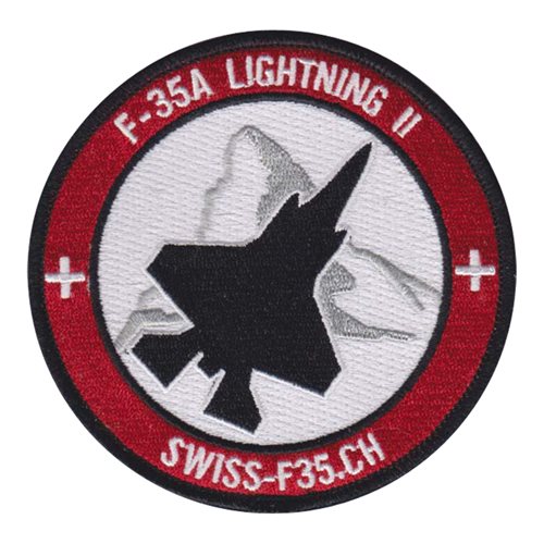 Switzerland International Custom Patches