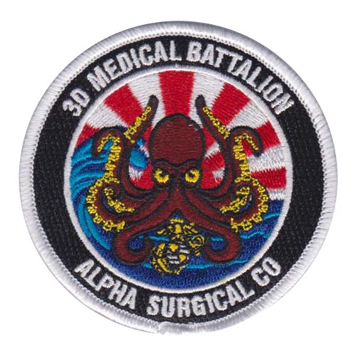  3 Medical Battalion U.S. Army Custom Patches