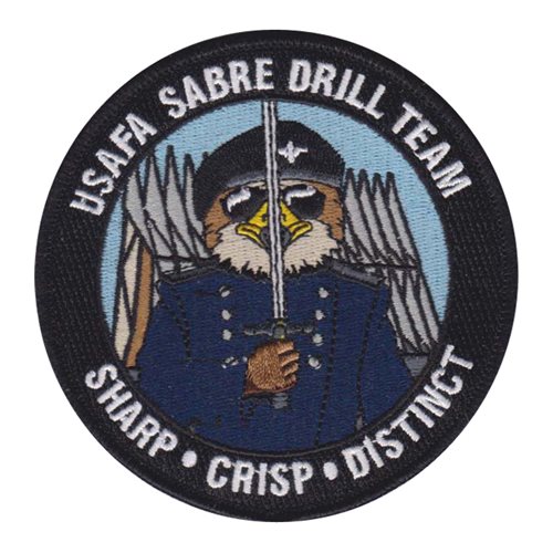 USAFA Falcon Sabre Drill Team USAF Academy U.S. Air Force Custom Patches