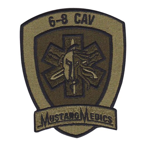 6-8 CAV Ft Stewart U.S. Army Custom Patches