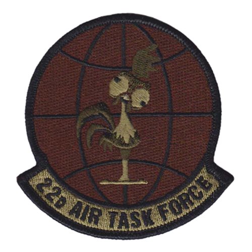 22 ATF Fairchild AFB, WA U.S. Air Force Custom Patches