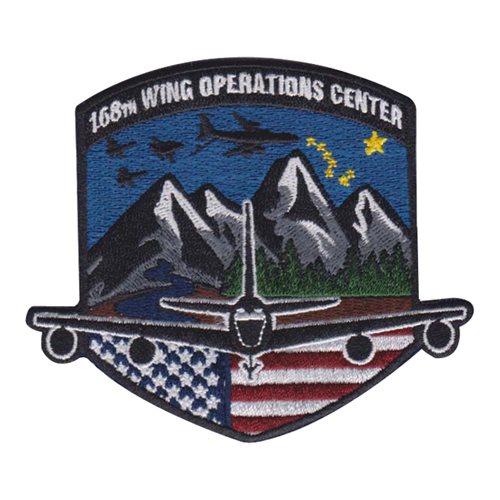 168 WG Eielson AFB, AK U.S. Air Force Custom Patches