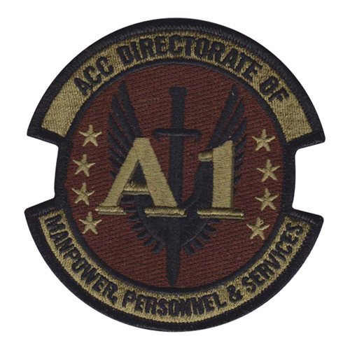 ACC Directorate of Manpower Langley AFB, VA U.S. Air Force Custom Patches