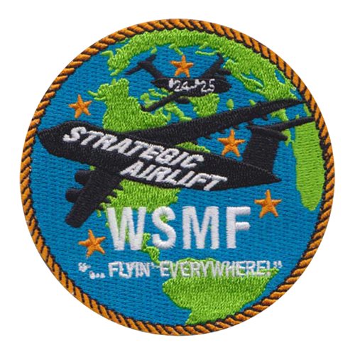 Strategic Airlift WSMF Scott AFB U.S. Air Force Custom Patches