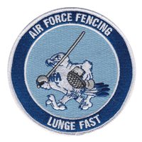 USAFA Fencing Lunge Fast custom Patches
