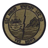 USS Mount Whitney Custom Patches