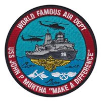 USS John P Murtha Patches