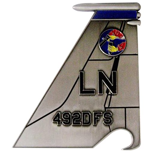 492 FS F-15E Tail Flash Bottle Opener