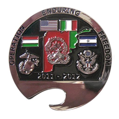 Operation Enduring Freedom Bottle Coin Opener