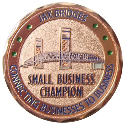 Small Business Copper Collection Challenge Coin Plating