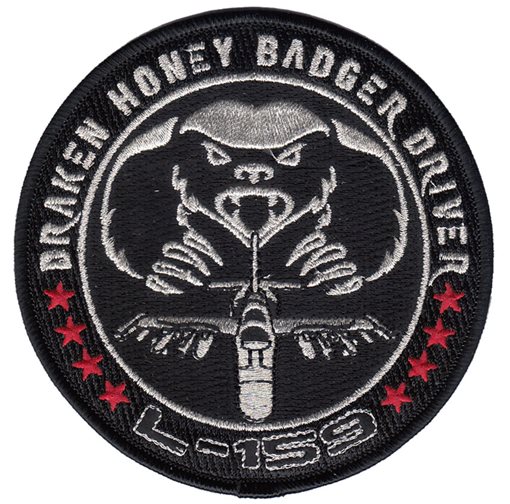 L-159 Draken Honey Badger Driver Patch