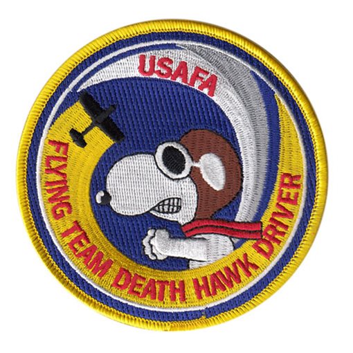 USAFA Flying Team Death Hawk Driver Patch