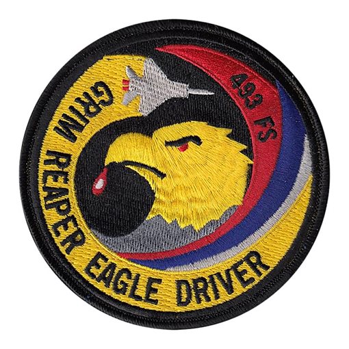 493 FS Grim Reaper Eagle Driver Patch