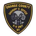 Orange County Sheriff's Office K-9 Gold Patch