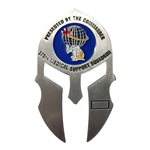 375 MDSS Spartan Helmet Commander 3 inch Challenge Coin