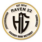 Raven 22 HG Security Solutions Challenge Coin