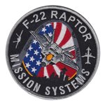 Boeing F-22 Mission Systems Patch