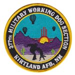 377 SFS Military Working Dog Section Patch