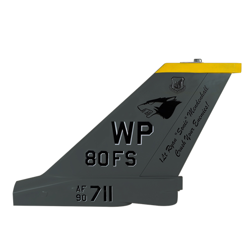 80 FS F-16C Falcon Custom Airplane Tail Flash - View 2