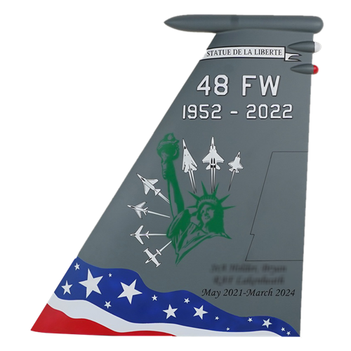 48 FW F-15E Strike Eagle Custom Airplane Tail Flash - View 3