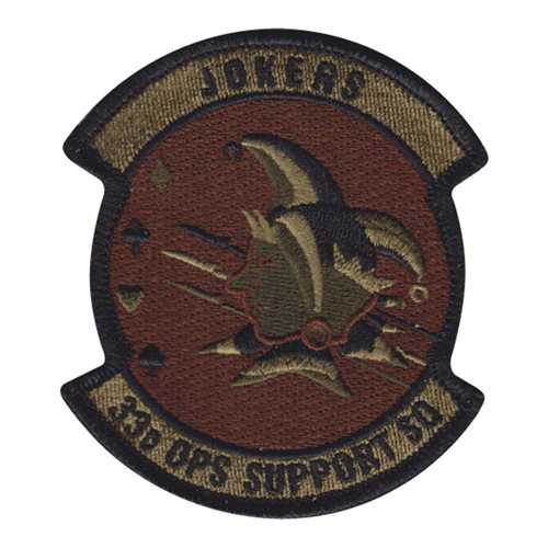 33 OSS Custom Patches | 33rd Operations Support Squadron Patches