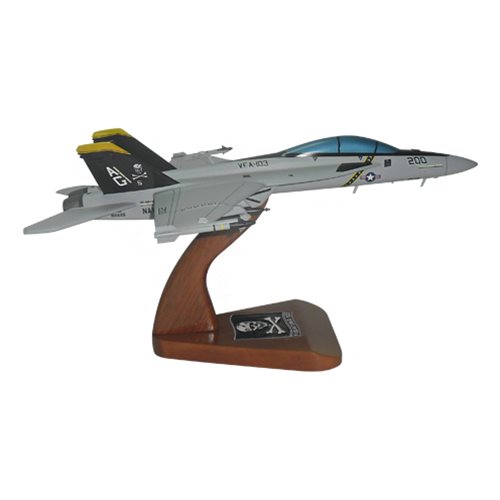 VFA-103 F/A-18E/F Custom Airplane Model | Made Just for You