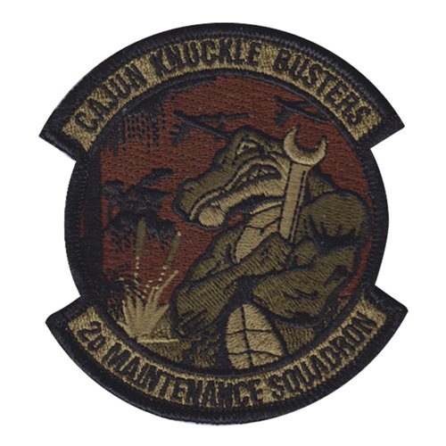 2 Mxs Cajun Knuckle Busters Ocp Patch 2nd Maintenance Squadron Patches