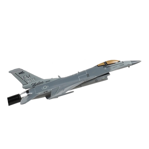 93 FS F-16C Custom Airplane Model Briefing Sticks - View 3