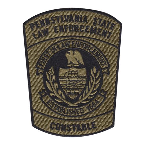 PA State Law Enforcement Constable Subdued Patch