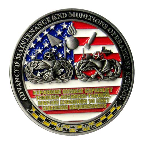 USAF AMMOS Challenge Coin - View 2