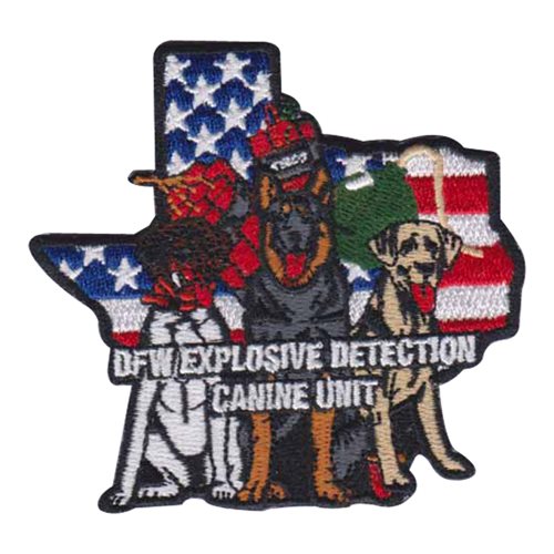 TSA DFW Explosive Detection Canine Unit Patch