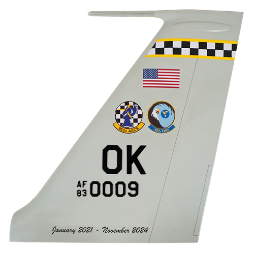 963 AACS E-3 Sentry Custom Airplane Tail Flash - View 3