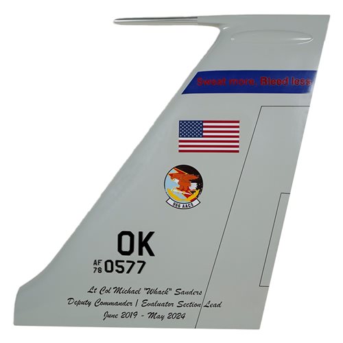 966 AACS E-3 Sentry Custom Airplane Tail Flash - View 2