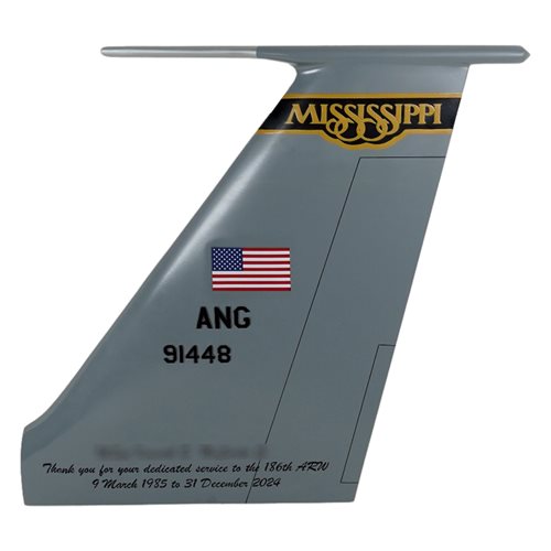 186 ARW KC-135 Airplane Tail Flash - View 2