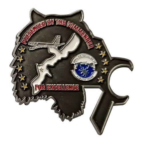 909 ARS Commander Bottle Opener Coin - View 2