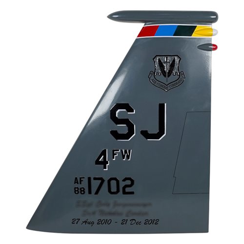 4 FW F-15E Strike Eagle Tail Flash - View 2