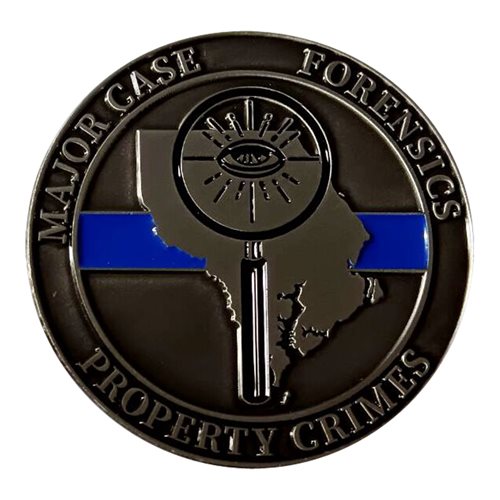 Harford County Sheriffs CID Challenge Coin - View 2