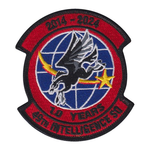 49 IS 10 Years Patch | 49th Intelligence Squadron Patches